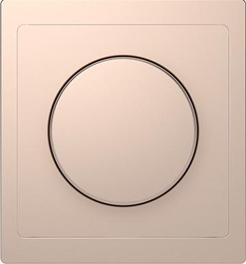 Merten D-Life rotary knob dimmer (champagne metallic)